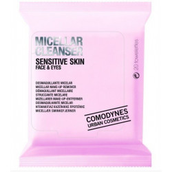 Comodynes Lingettes Démaquillantes Eau Micellaire 20 Lingettes 8428749396208