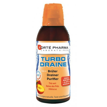 Forté Pharma Turbodraine Thé Pêche 500 ml 3700221313091