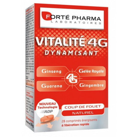 forté pharma vitalité 4g dynamisant 28 comprimés