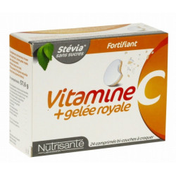 Nutrisanté Vitamine C + Gelée Royale 24 Comprimés