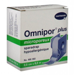 Omnipor Plus Sparadrap Microporeux 2.5 cm x 9.2 m