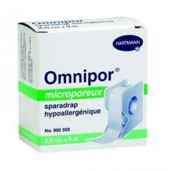 Omnipor Sparadrap Microporeux 2.5 cm x 5 m