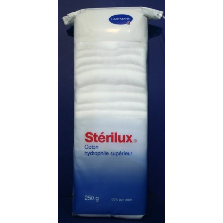 stérilux coton hydrophyle supérieur 250 g