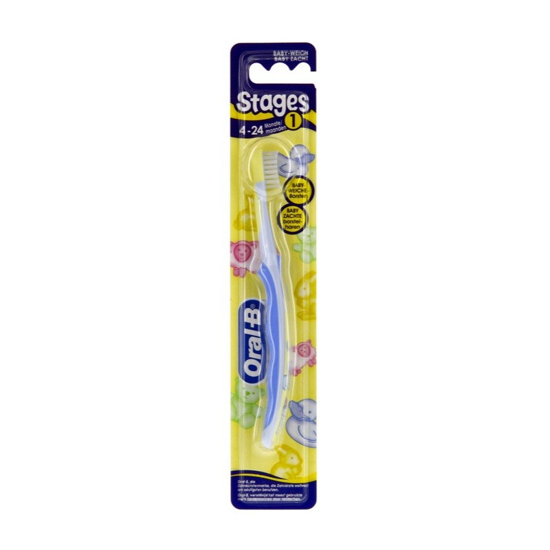 Oral B Stages 1 Brosse A Dents Bebe 4 24 Mois Oral B Stages 1 Brosse A Dents Bebe 4 24 Mois