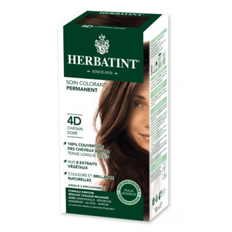 Herbatint Soin Colorant Permanent 4D Châtain Doré 8016744803380