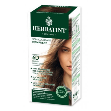 Herbatint Soin Colorant Permanent 6D Blond Foncé Doré 8016744803403