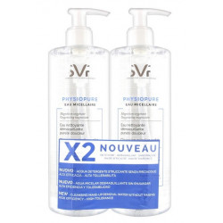 Svr Physiopure Eau Micellaire Eau Nettoyante Démaquillante Pureté Douceur 2 x 400 ml