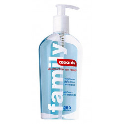 assanis family gel antibactérien sans rinçage 250 ml