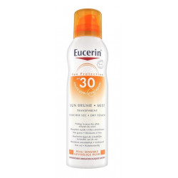 eucerin sun protection sun brume transparente toucher sec spf 30 200 ml