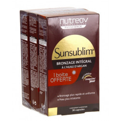nutreov sunsublim bronzage intégral 3 x 30 capsules