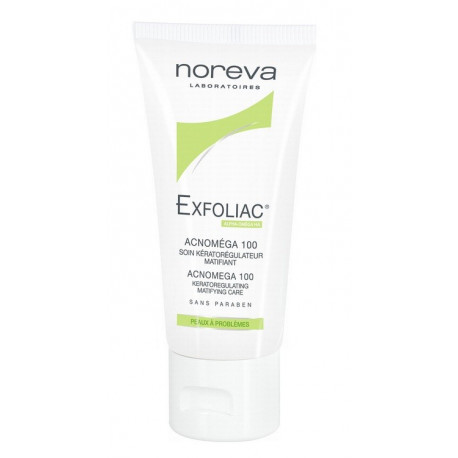 Noreva Exfoliac Acnoméga 100 Soin Kérato-Régulateur Matifiant 30 ml 3401342897018