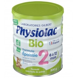 Physiolac Bio 2 Formule Épaissie 6 à 12 Mois 800 g3518646124495