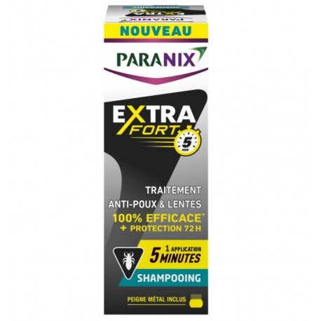Paranix Extra Fort 5 Minutes Anti-Lice and Nits Shampoo 200 ml + Comb 3595890250637