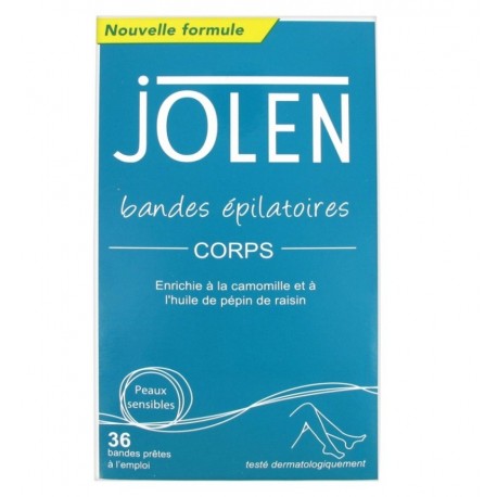 Jolen Bandes Épilatoires Corps 5012368191448