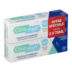 Clinomyn Dentifrice Anti-tâches Spécial Fumeurs 2 x 75 ml