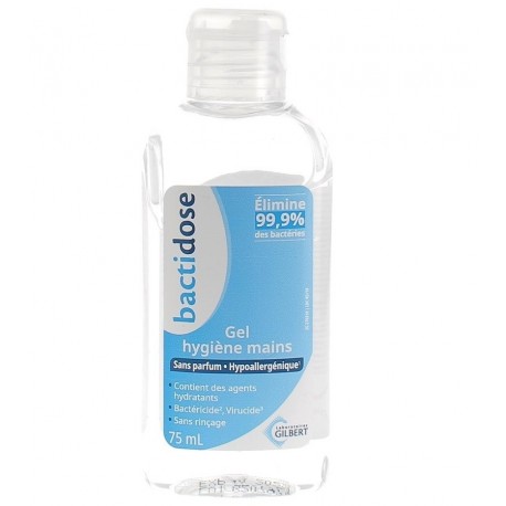 Bactidose Gel Hygiène Mains 75 ml 3518646213014