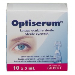 Optiserum Lavage Oculaire Stérile 10 Unidoses x 5 ml