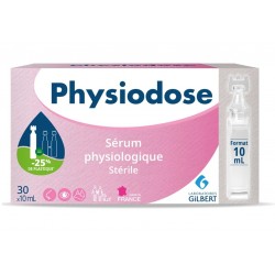 Physiodose Sérum Physiologique Stérile 30 Unidoses de 10 ml