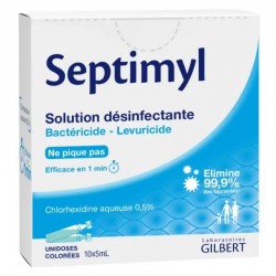 Septimyl Solution Désinfectante 10 Unidoses