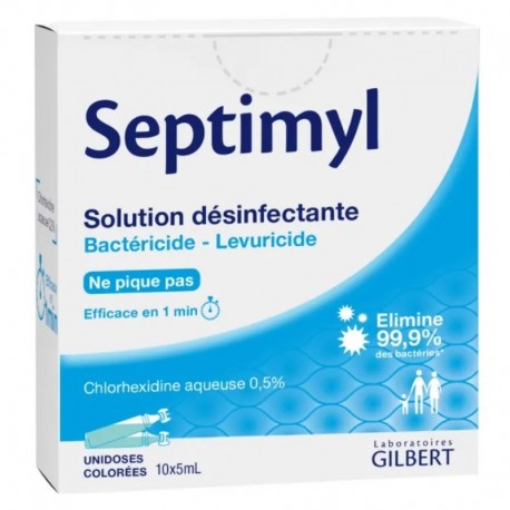 Gilbert Septimyl Solution Désinfectante 10 Unidoses 3518646217159