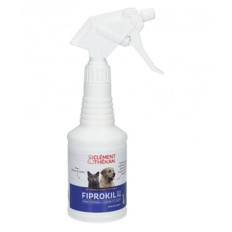 Clément Thékan Fiprokil 2,5 mg Chat et Chien Spray 500 ml 3283021955680