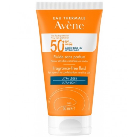 Avène Sun Care Fluid SPF50+ Fragrance Free 50 ml 3282770149128
