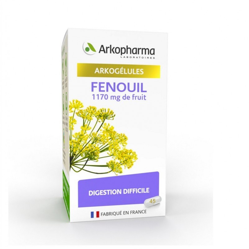 ARKOGELULES Fenouil 150 gélules (3401547855707) - Pharmacie de la Thur