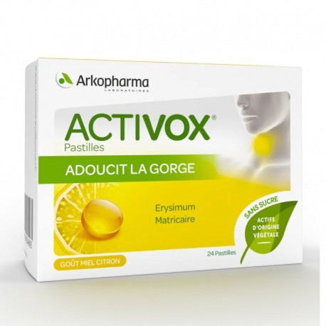 Arkopharma Activox Honey Lemon Lozenges Sugar Free 3401565549695