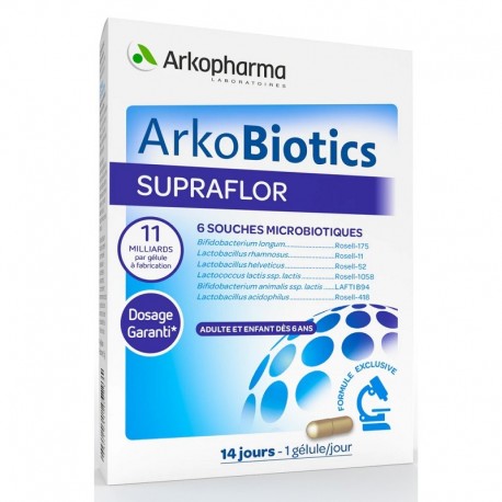Arkopharma Arkobiotics Supraflor 14 Gélules 3401541202217
