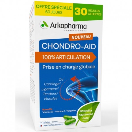 Arkopharma Chondro-Aid 100% Articulation 120 Gélules 3578835503449