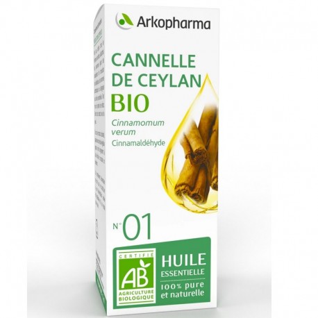 Arkopharma Huile Essentielle Cannelle de Ceylan Bio 10 ml 3578835501605