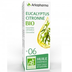 Arkopharma Huile Essentielle Eucalyptus Citronné Bio 10 ml 3578835501391