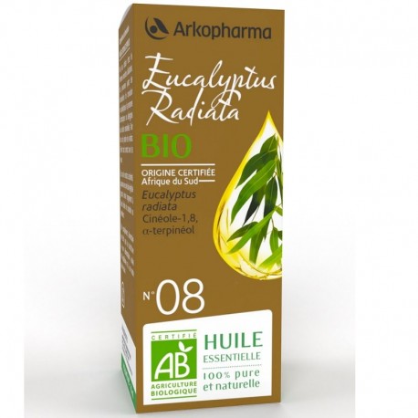 Arkopharma Huile Essentielle Eucalyptus Radiata Bio 10 ml 3578835501254