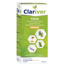 Clariver Cough Kids Drinkable Solution 175 ml 3614819995616