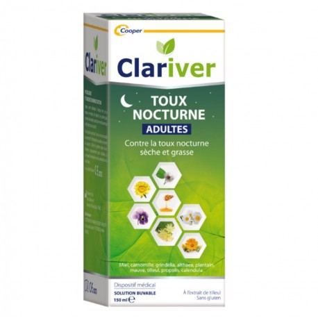 Clariver Toux Nocturne Adultes 150 ml 3614819998372