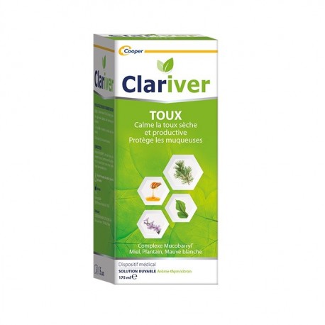 Clariver Cough Drinkable Solution 175 ml 3614819995609