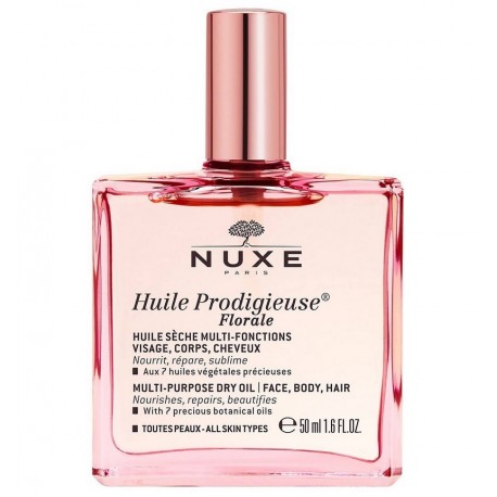 Nuxe Huile Prodigieuse Florale Huile Sèche Multi-Fonctions Visage Corps Cheveux 50 ml 3264680024382