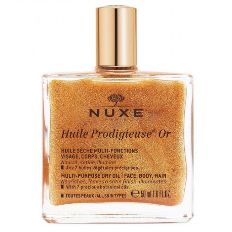 Nuxe Huile Prodigieuse Or Multi-Purpose Dry Oil Face Body Hair 50 ml 3264680009785