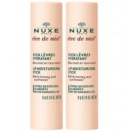 Nuxe Rêve de Miel Lip Moisturizing Stick 2 x 4 g 3264680026225