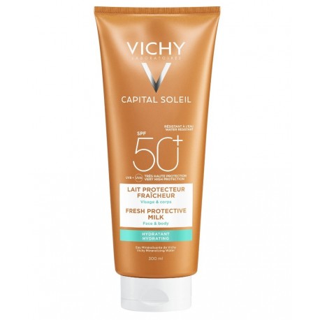 Vichy Capital Soleil Fresh Protective Milk SPF50+ 300 ml 3337871322694