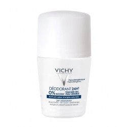 Vichy Déodorant 24H Toucher Sec Peau Sensible Roll-On 50 ml3337871322595