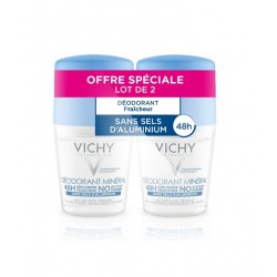 Vichy Mineral Deodorant 48H Roll-On 2 x 50 ml