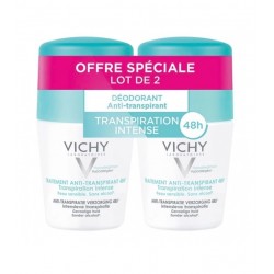 Vichy Déodorant Traitement Anti-Transpirant 48H Roll-On 2 x 50 ml 3433425000596