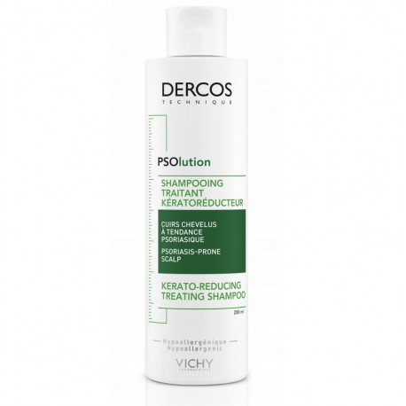 Vichy Dercos PSOlution Shampoing Traitant Kératoréducteur Cuirs Chevelus à Tendance Psoriasique 200 ml 3337875787222
