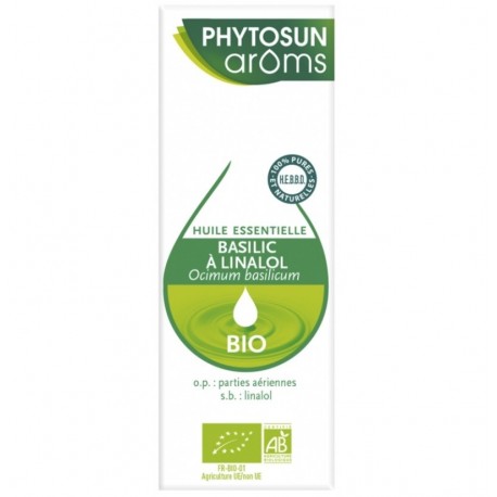 Phytosun Arôms Huile Essentielle Basilic à Linalol Bio 5 ml 3595890250767