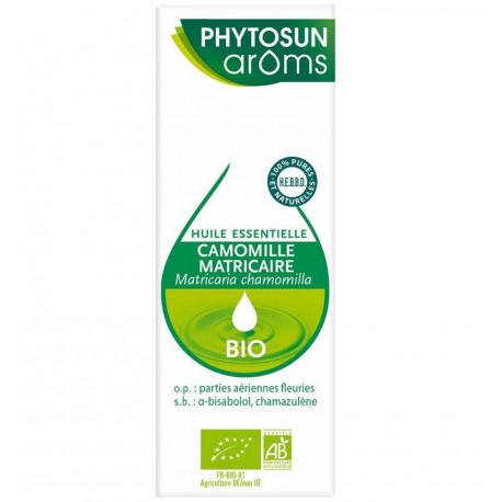 Phytosun Arôms Huile Essentielle Camomille Matricaire Bio 5 ml 3595890248542