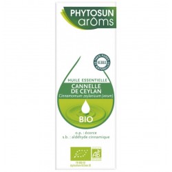 Phytosun Arôms Huile Essentielle Cannelle Ceylan Bio 5ml 3595890239595