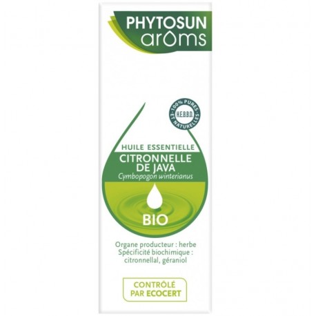 Phytosun Arôms Huile Essentielle Citronnelle de Java Bio 10 ml 3595890247668