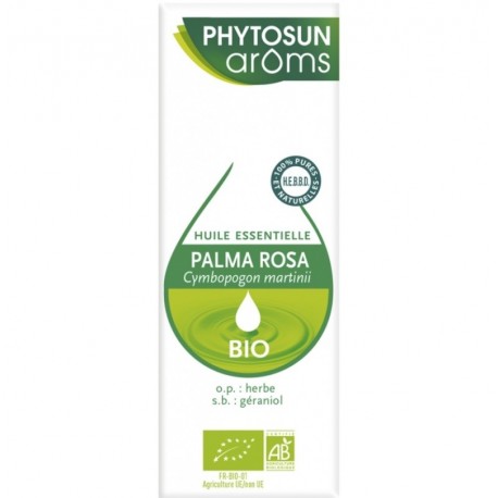 Phytosun Arôms Huile Essentielle Palma Rosa Bio 10 ml 3595890248122
