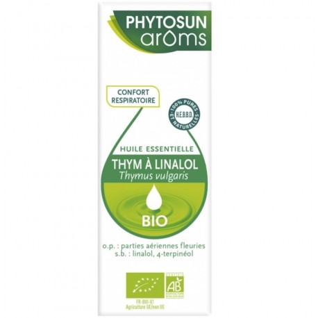 Phytosun Aroms Essential Oil Thyme Linalol Organic 5 ml 3595890245497